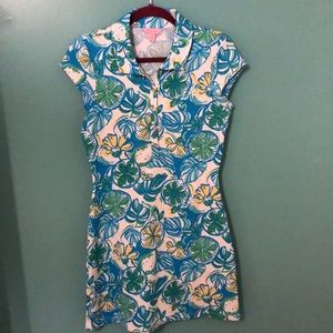 Lilly Pulitzer Split-Back Polo Dress